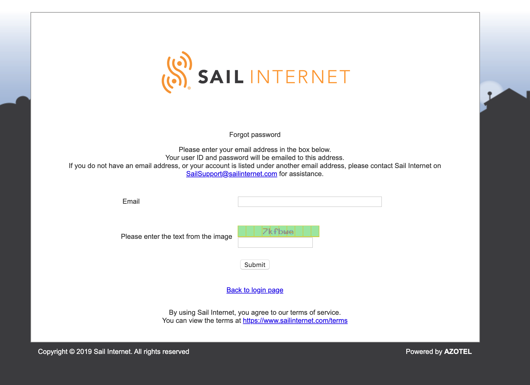 I cannot find or I cannot login to my account Sail